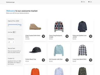 Buefy Shop screenshot