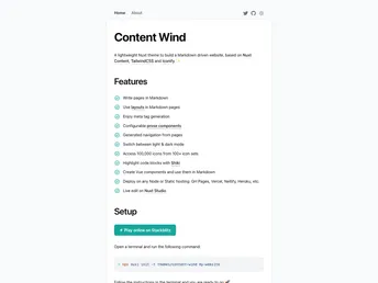 Content Wind screenshot