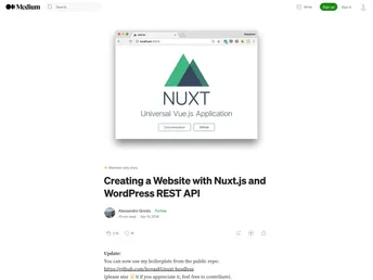 Nuxt Headless screenshot