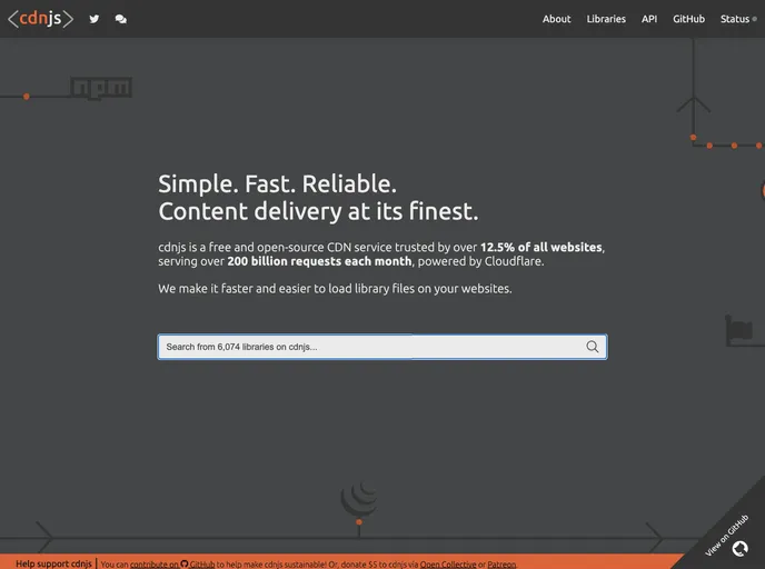 Static Website screenshot