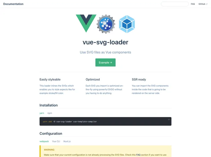 Vue Svg Loader screenshot