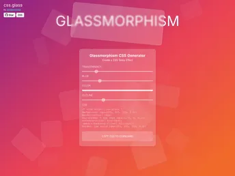 Css.glass screenshot