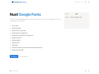 Google Fonts screenshot