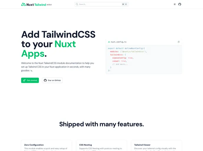 Tailwindcss screenshot