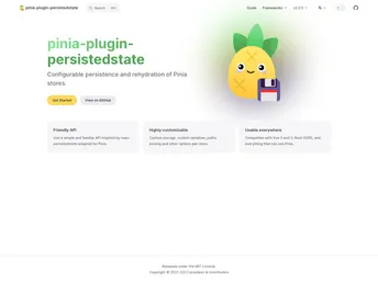 Pinia Plugin Persistedstate screenshot