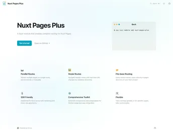 Nuxt Pages Plus screenshot