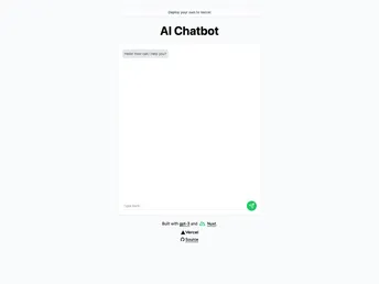 Nuxt Ai Chat screenshot