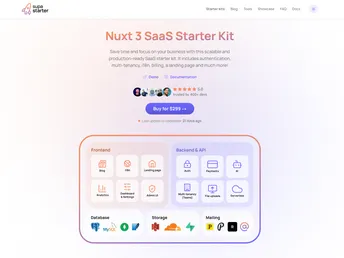 Supastarter - Nuxt 3 boilerplate screenshot