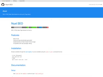 Nuxt SEO screenshot