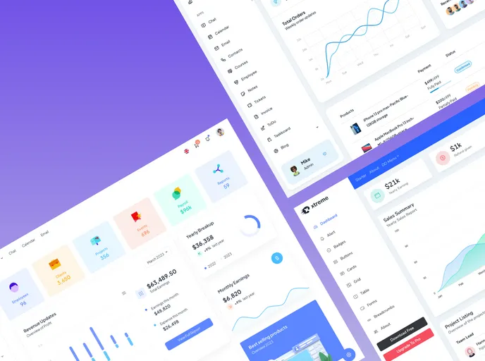 Wrappixel Bundle - 34 Premium Dashboards screenshot